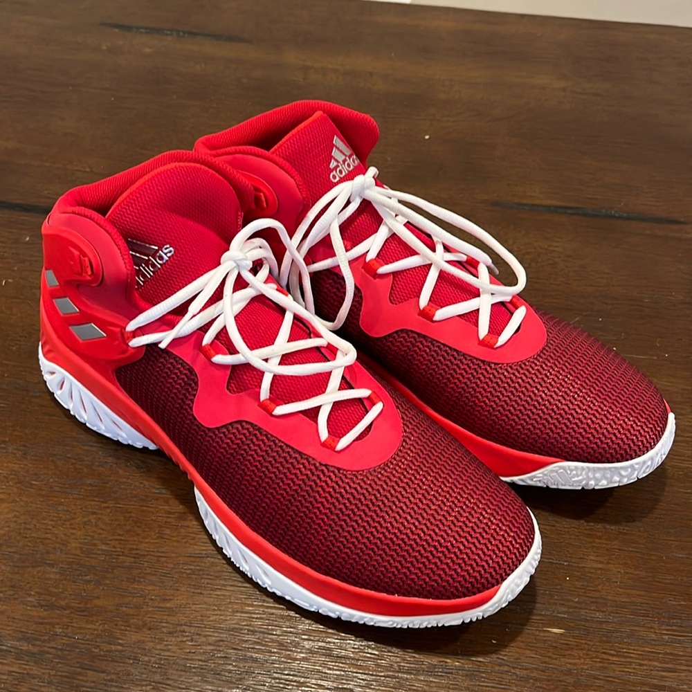 Adidas Athletic bounce Red/white/silver New